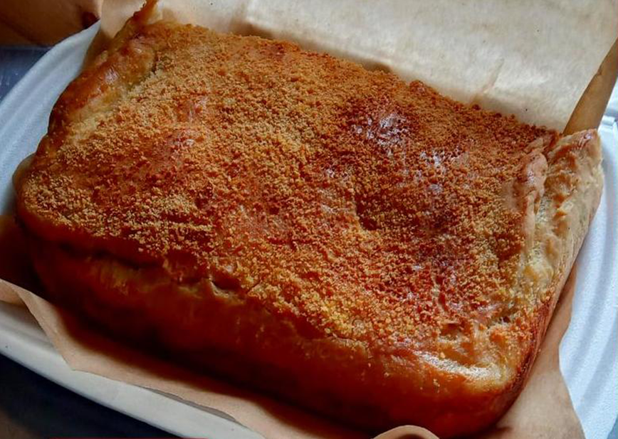 Пирог семейный из картофеля и лука
