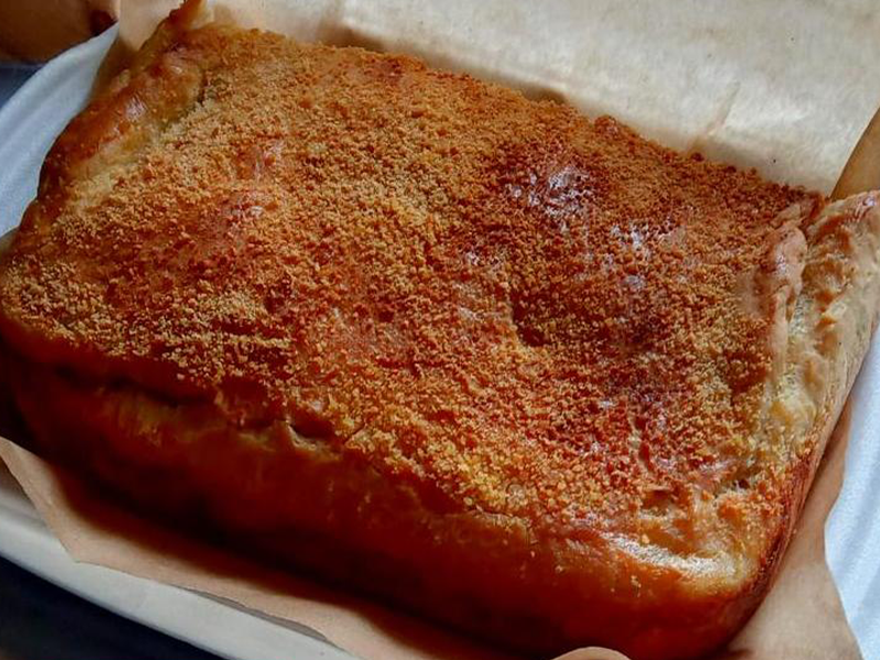 Пирог из картофеля и куриного филе