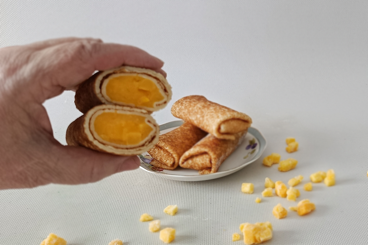 Блинчики с манго